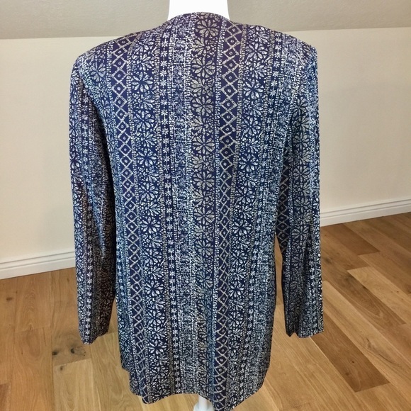 Vintage 80’s Long Sleeve Blouse Size L - Picture 5 of 8